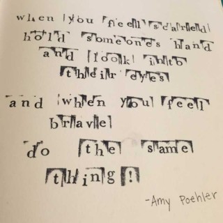 Dip Dye Journal - Amy Poehler Quote